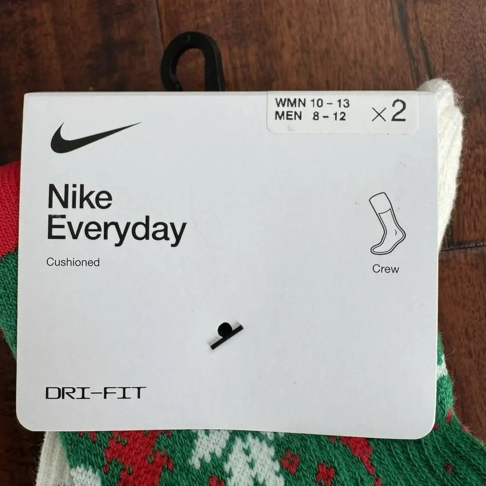 Nike Everyday Plus Cushioned Winter Wonderland Crew Socks